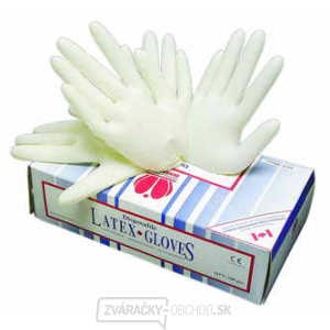 CERVA - LOON jednorazové latexové rukavice 100 ks - veľkosť M