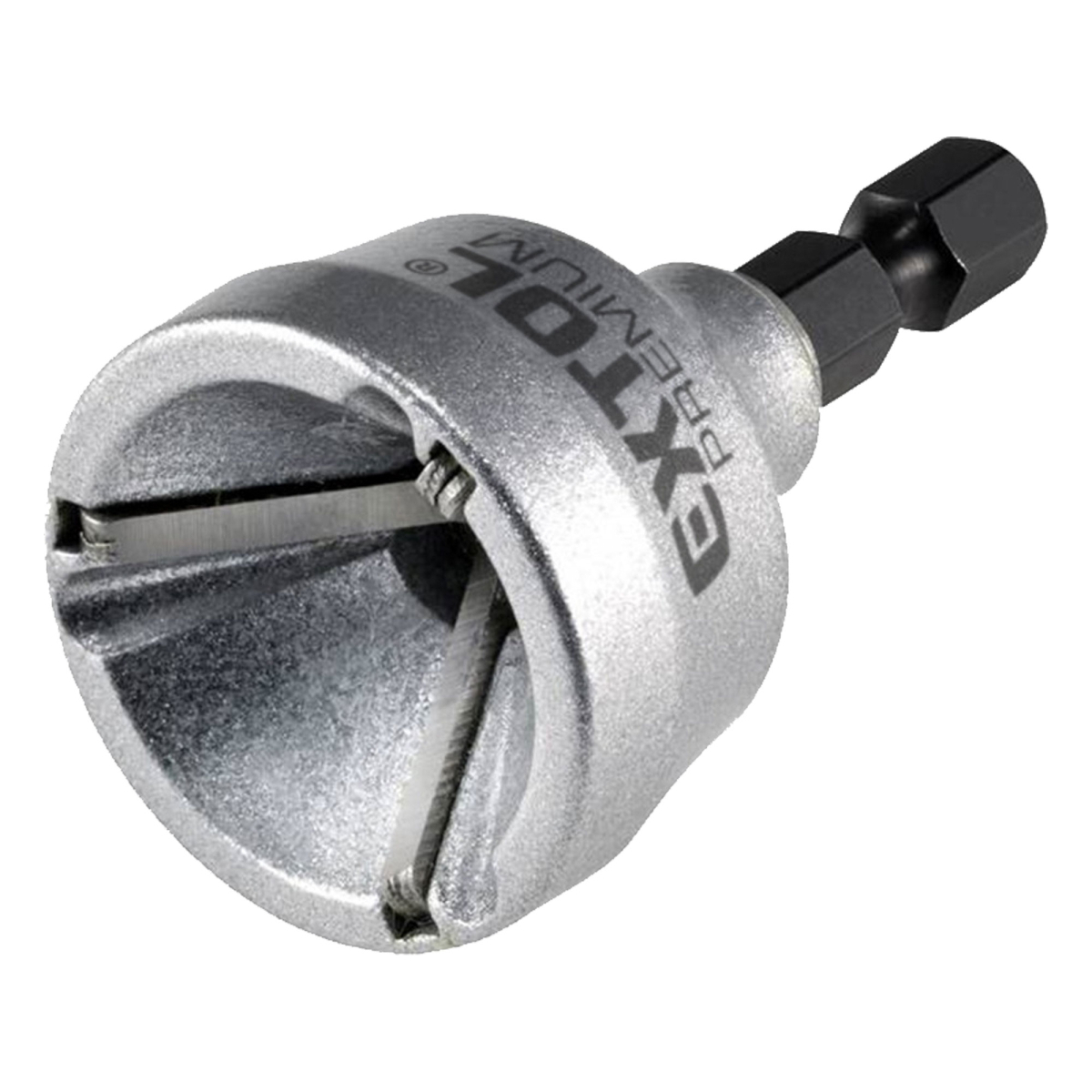 EXTOL PREMIUM Odhrotovač do vŕtačky HSS, pre priemery 3-19mm 8801180