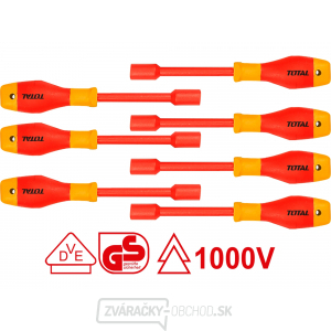 Elektrikárske skrutkovače maticové, sada 7ks, industrial, 50BV30