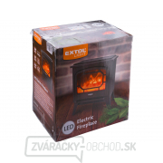 Krb elektrický s plápolajúcim ohňom LED a kúrením, 1800W náhled