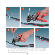 Kliešte manipulačné na nerez. sťahovacie pásky, do max. šírka pásky 12mm Náhľad