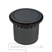 Solight predlžovací prívod, 4 zásuvky, čierny, 1,5m, výsuvný blok zásuviek, kruhový tvar Náhľad