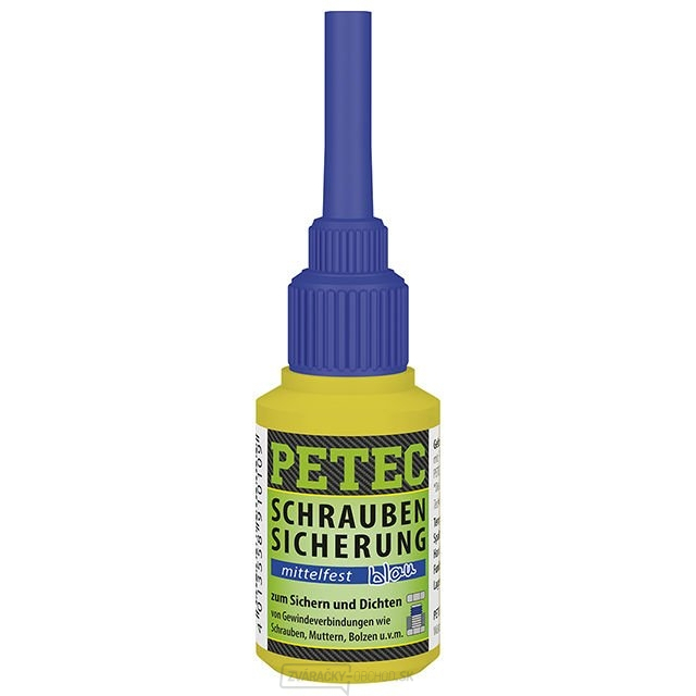 Prípravok pre fixáciu skrutiek - stredná pevnosť - PETEC Schraubensicherung Mittelfest 10 g