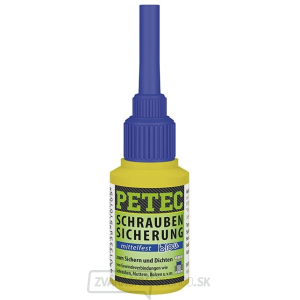 Prípravok pre fixáciu skrutiek - stredná pevnosť - PETEC Schraubensicherung Mittelfest 10 g Prípravok pre fixáciu skrutiek - stredná pevnosť - PETEC Schraubensicherung Mittelfest 10 g gallery main image