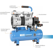 Kompresor AIRPOWER 105/8/6 SILENT náhled