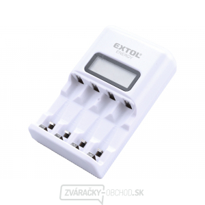 Nabíjačka AAA/AA, NiMh/NiCd, 4 sloty, individuálne nabíjanie, LCD Nabíjačka AAA/AA, NiMh/NiCd, 4 sloty, individuálne nabíjanie, LCD gallery main image