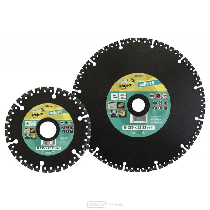 WOLFCRAFT - PRE MULTI diamantový rezací kotúč 230mm WOLFCRAFT - PRE MULTI diamantový rezací kotúč 230mm gallery main image