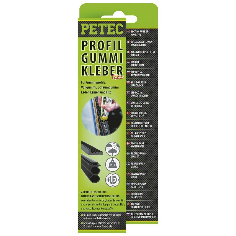 Lepidlo na gumové profily - PETEC Profilgummikleber