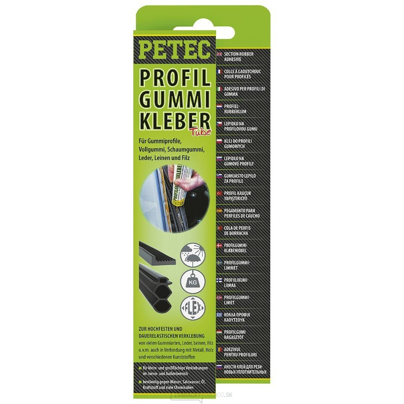 Lepidlo na gumové profily - PETEC Profilgummikleber