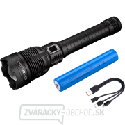 Svietidlo 8000lm, zoom, USB nabíjanie s powerbankou, 60W COB LED náhled