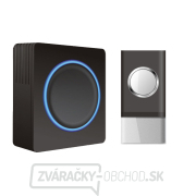 Solight bezdrôtový zvonček, do zásuvky, 120m, čierny Solight bezdrôtový zvonček, do zásuvky, 120m, čierny gallery main image