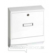 MARS - schránka na listy pozinkovaný plech 6301 - biela MARS - schránka na listy pozinkovaný plech 6301 - biela gallery main image