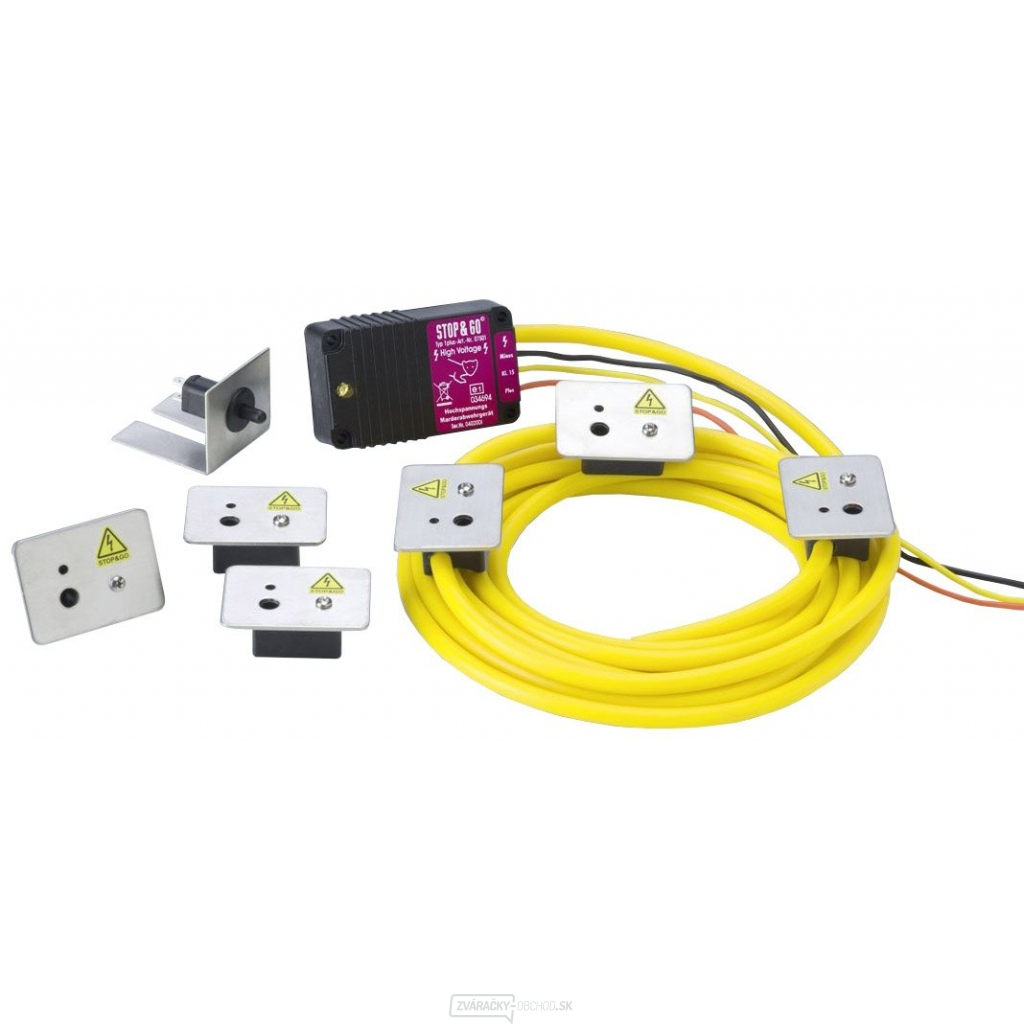 STOP & GO Vysokonapäťový prístroj na ochranu proti kunám 1plus