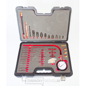 Kompresiometer - tester kompresie pre benzínové aj dieselové motory - QUATROS QS30101 gallery main image