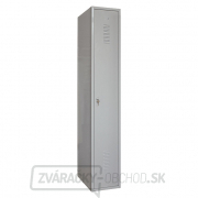 Dielenská skriňa kovová 30 x 180 x 50 cm, úzka, uzamykateľná gallery main image