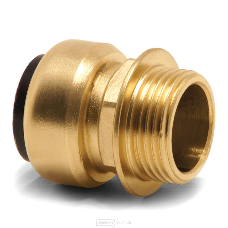 Závitová spojka (mosadz) 1/2 Závitová spojka (mosadz) 1/2