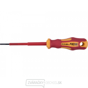 Skrutkovač elektrikársky, (-)2,5x80mm, VDE, CrV Skrutkovač elektrikársky, (-)2,5x80mm, VDE, CrV gallery main image