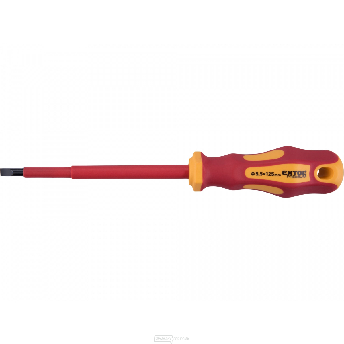 Skrutkovač elektrikársky, (-)5,5x125mm, VDE, CrV Skrutkovač elektrikársky, (-)5,5x125mm, VDE, CrV gallery main image