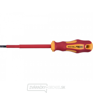 Skrutkovač elektrikársky, (-)5,5x125mm, VDE, CrV Skrutkovač elektrikársky, (-)5,5x125mm, VDE, CrV gallery main image