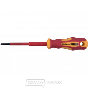 Skrutkovač elektrikársky, PH0x75mm, VDE, CrV Skrutkovač elektrikársky, PH0x75mm, VDE, CrV gallery main image