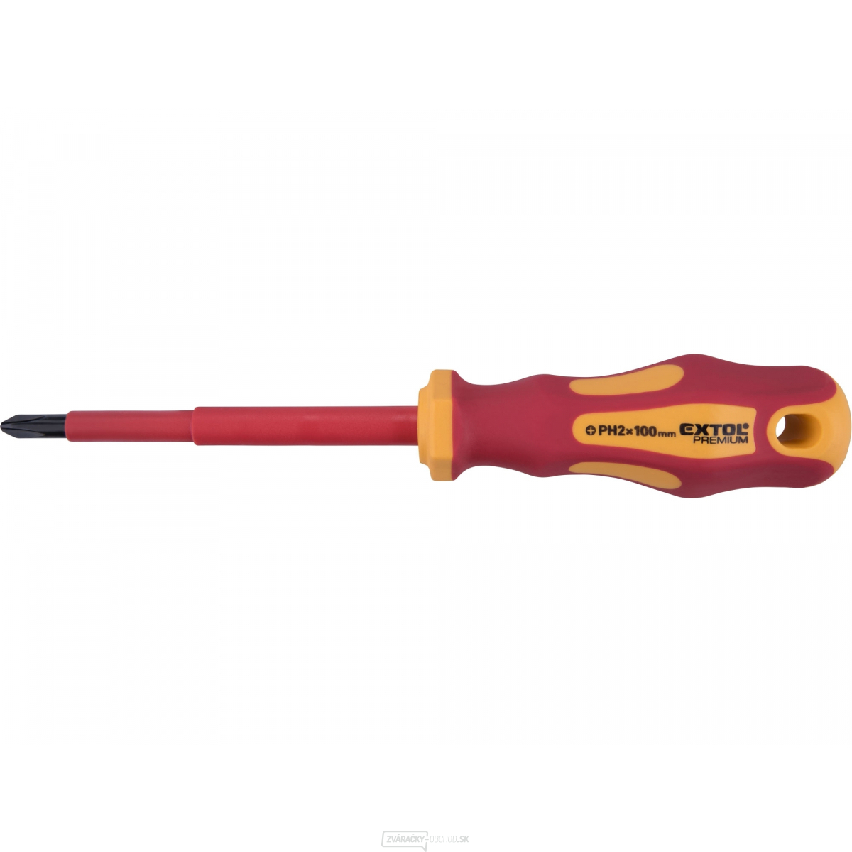 Skrutkovač elektrikársky, PH2x100mm, VDE, CrV Skrutkovač elektrikársky, PH2x100mm, VDE, CrV gallery main image