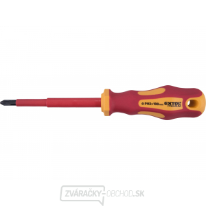 Skrutkovač elektrikársky, PH2x100mm, VDE, CrV Skrutkovač elektrikársky, PH2x100mm, VDE, CrV gallery main image