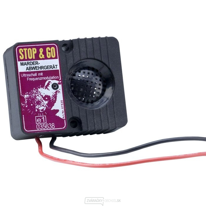 STOP & GO Ultrazvukový odpudzovač kún