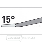 Plochý sekáč SDS PLUS 15°, 250x14 mm, šírka čepele 60 mm Náhľad