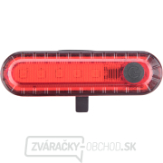 Červené svetlo na bicykli 30lm, nabíjanie cez USB náhled