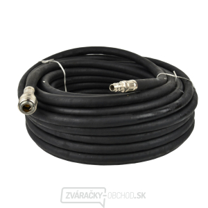 Vzduchová hadica tlaková 10x15 mm, dĺžka 20 m, veľký prietok s rýchlospojkami Vzduchová hadica tlaková 10x15 mm, dĺžka 20 m, veľký prietok s rýchlospojkami gallery main image