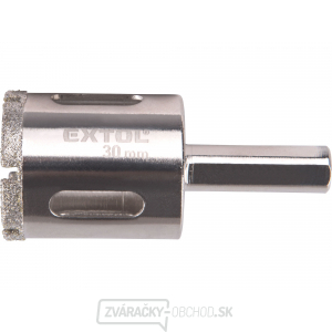 Diamantová korunka na sklo a keramiku, O 30 mm Diamantová korunka na sklo a keramiku, O 30 mm gallery main image