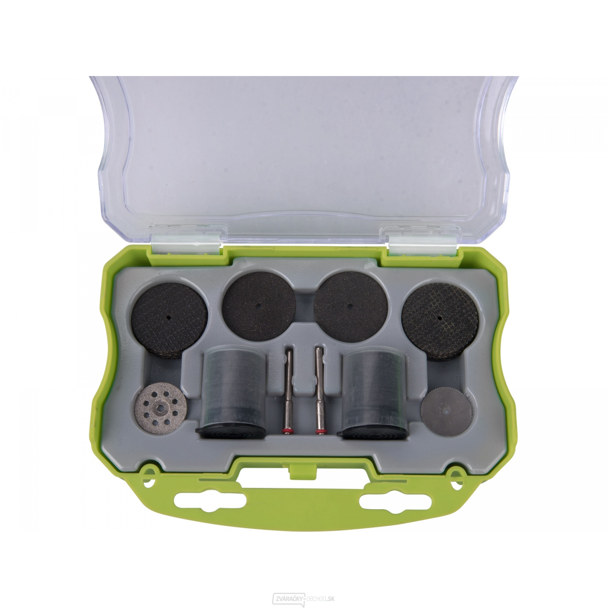 Priame brúsne nástavce, sada 74 kusov