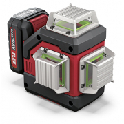 Flex 360° krížový líniový laser s funkciou pre spojenie s prijímačom ALC 3/360-G/R 10.8 Set Basic náhled