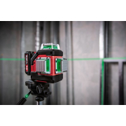 Flex 360° krížový líniový laser s funkciou pre spojenie s prijímačom ALC 3/360-G/R 10.8 Set Basic náhled