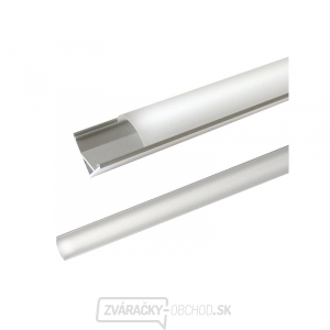 AL profil AC2 nový pre LED pásky, rohový, s vypuklým plexi, 2 m AL profil AC2 nový pre LED pásky, rohový, s vypuklým plexi, 2 m gallery main image