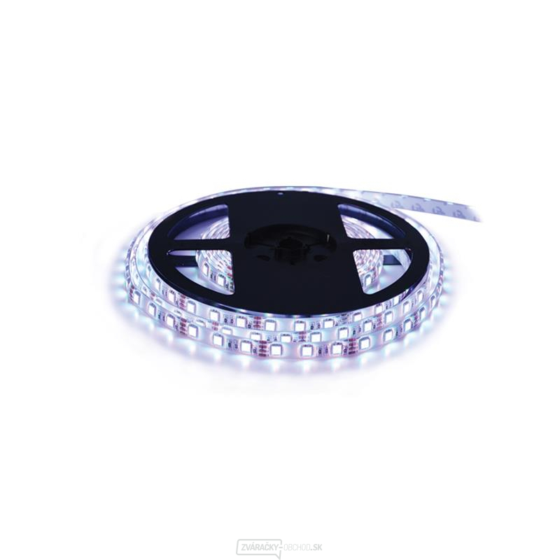LED pásik 12V 3528 120LED/m IP65 max. 9,6W/m studená biela (5m cievka)