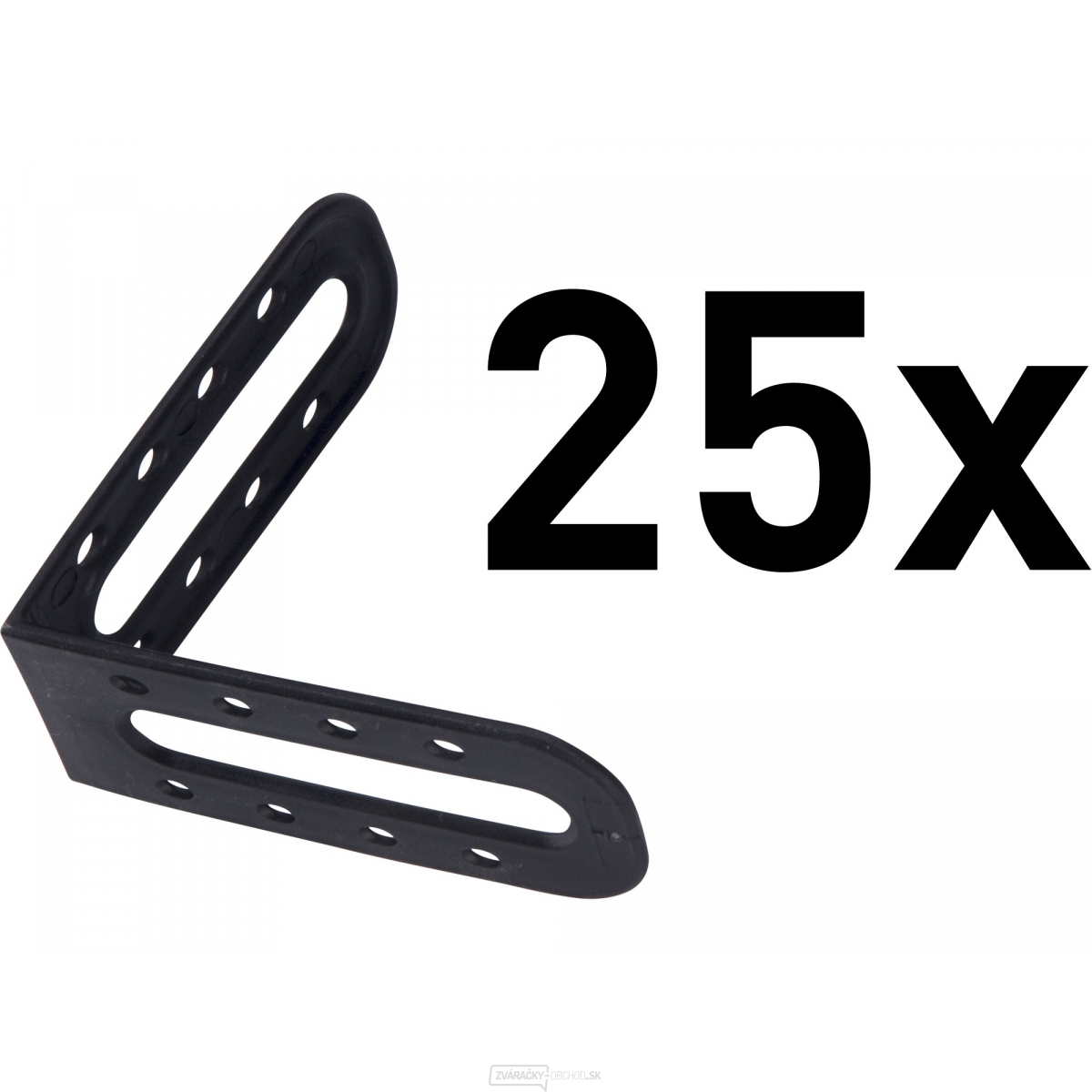 Rohové profily pre dištančné spony 8845010, sada 25 kusov, plast