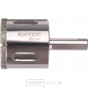 Diamantová korunka na sklo a keramiku, O 38 mm Diamantová korunka na sklo a keramiku, O 38 mm gallery main image