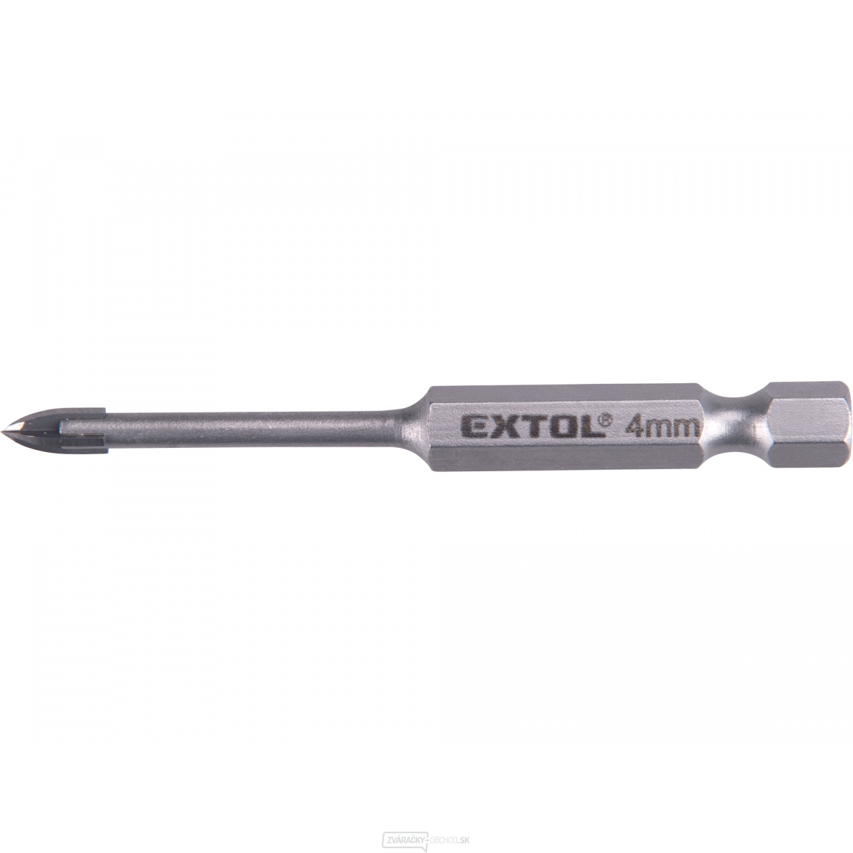 Vrták na sklo a keramiku z karbidu, O 4 mm