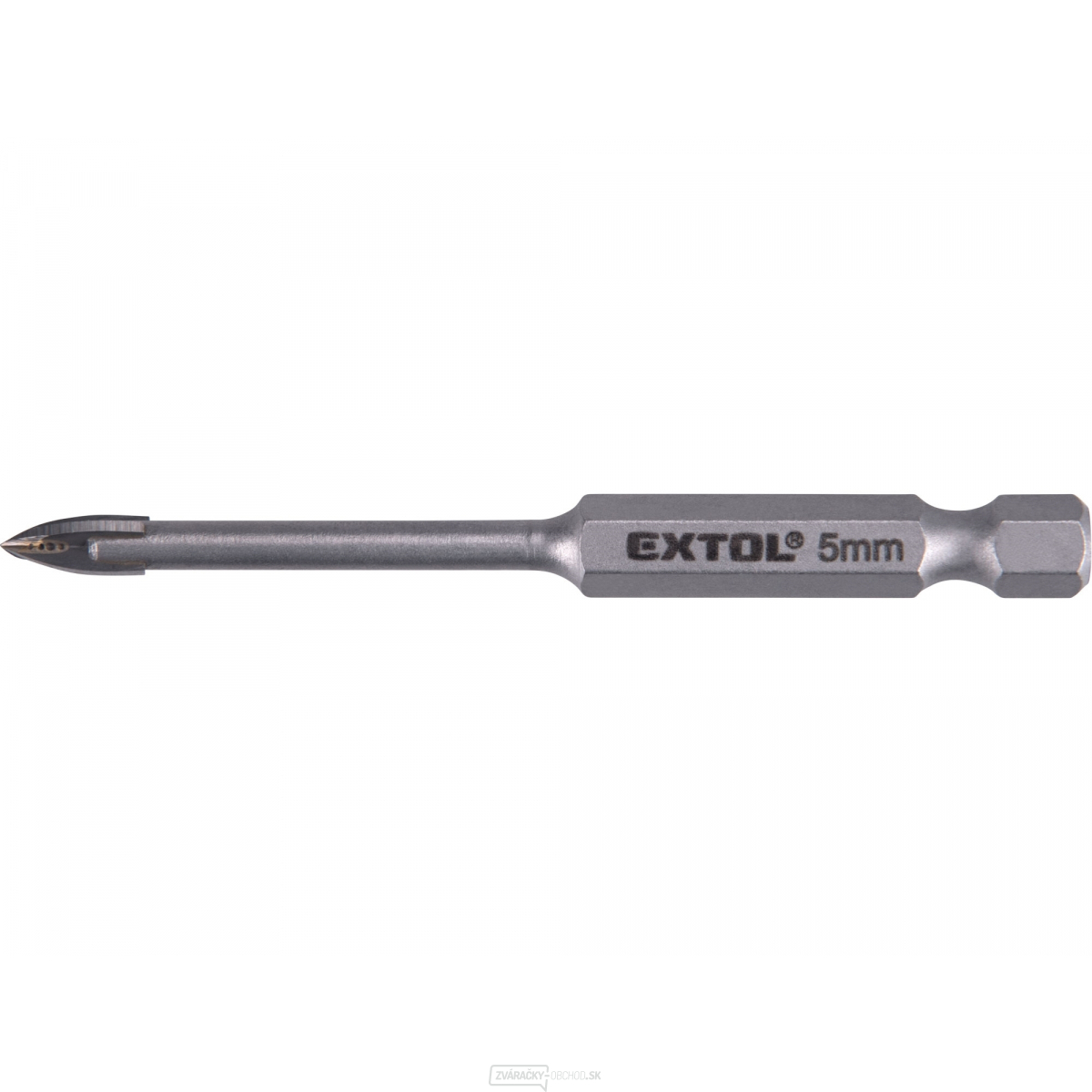 Vrták na sklo a keramiku z karbidu, O 5 mm