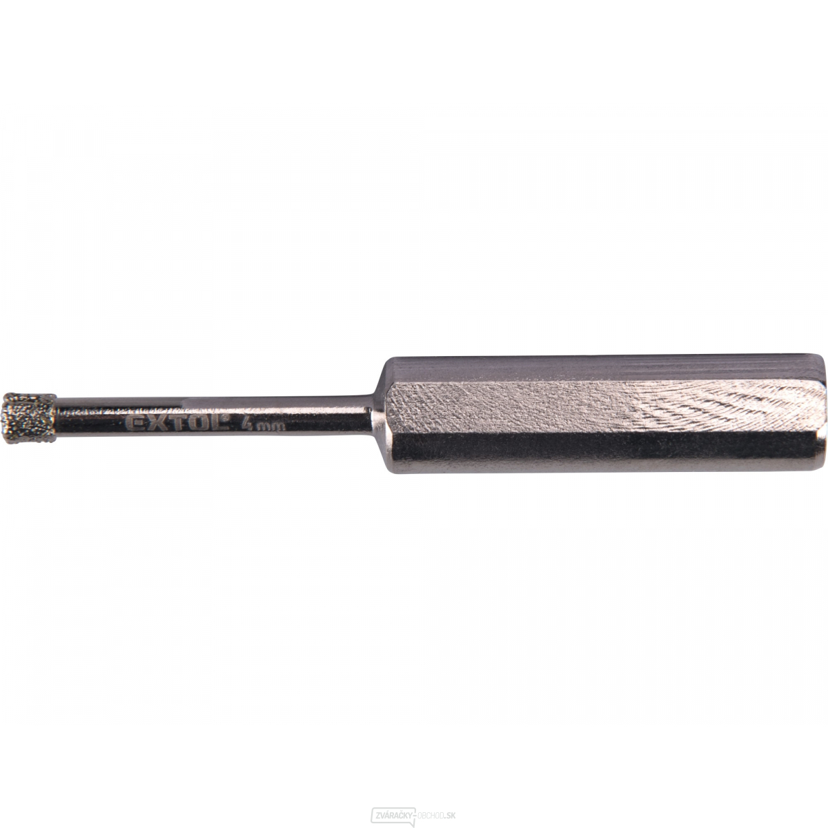 Diamantová korunka na sklo a keramiku, O 4 mm