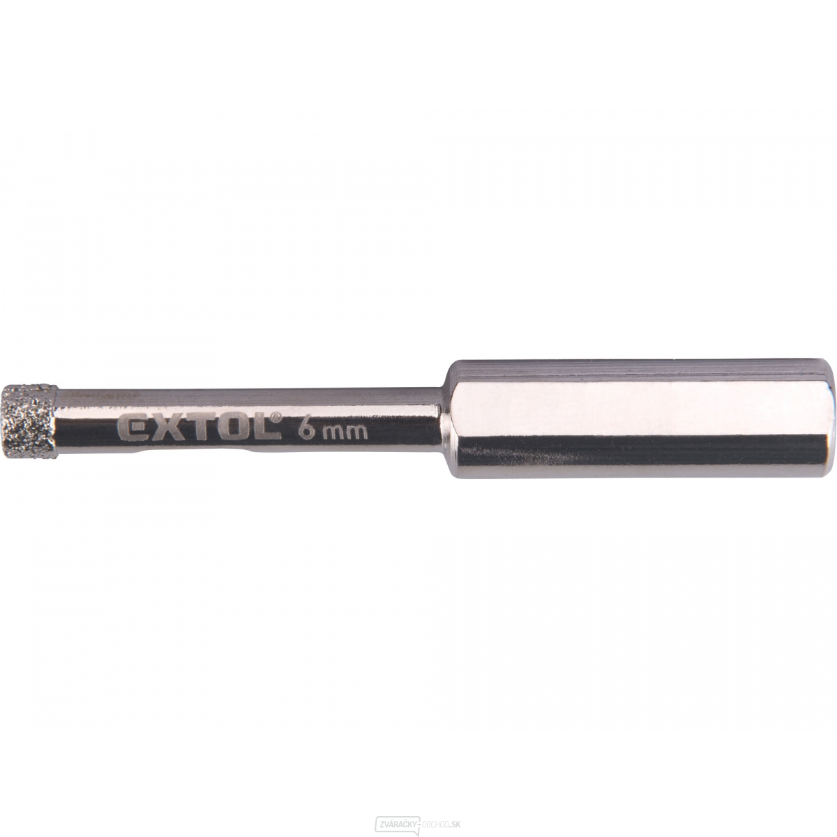 Diamantová korunka na sklo a keramiku, O 6 mm