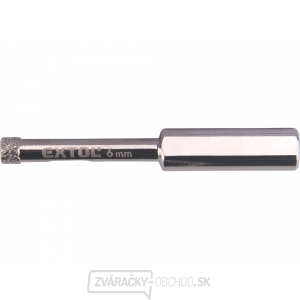 Diamantová korunka na sklo a keramiku, O 6 mm Diamantová korunka na sklo a keramiku, O 6 mm gallery main image