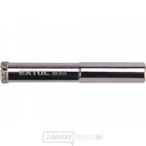 Diamantová korunka na sklo a keramiku, O 10 mm Diamantová korunka na sklo a keramiku, O 10 mm gallery main image