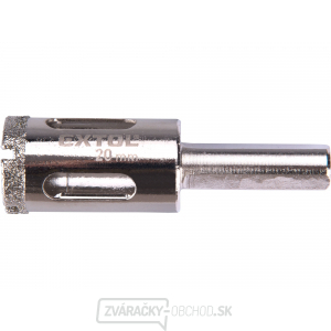 Diamantová korunka na sklo a keramiku, O 20 mm Diamantová korunka na sklo a keramiku, O 20 mm gallery main image