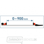 Hliníkové vedenie/upínacia lišta, rozsah 0-900 mm Náhľad