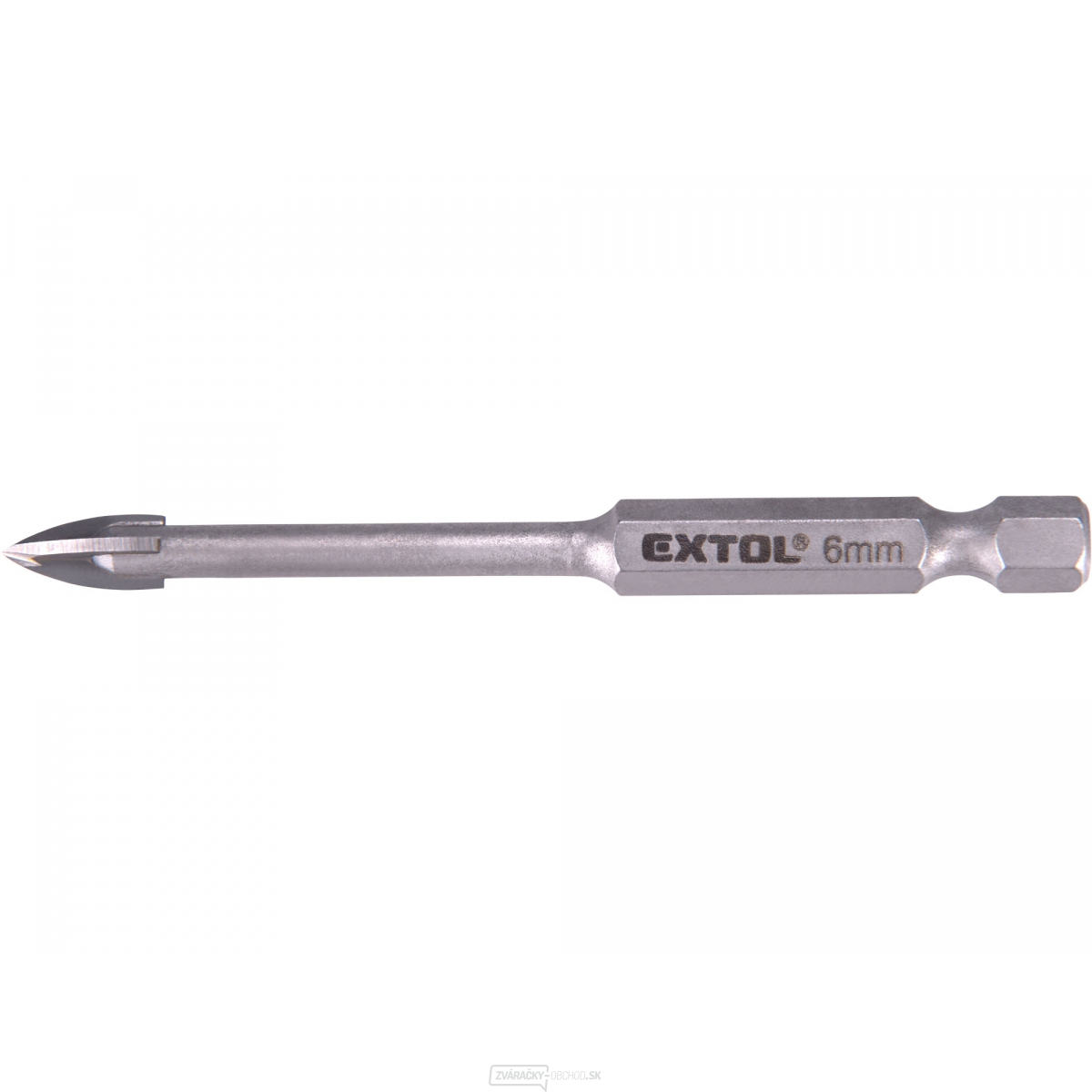 Vrták na sklo a keramiku z karbidu, O 6 mm