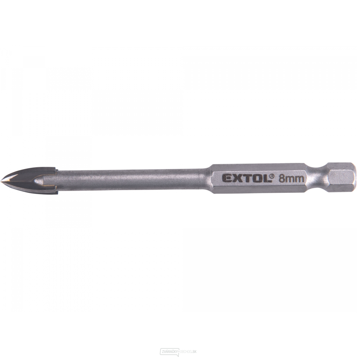 Vrták na sklo a keramiku, karbid, O 8 mm