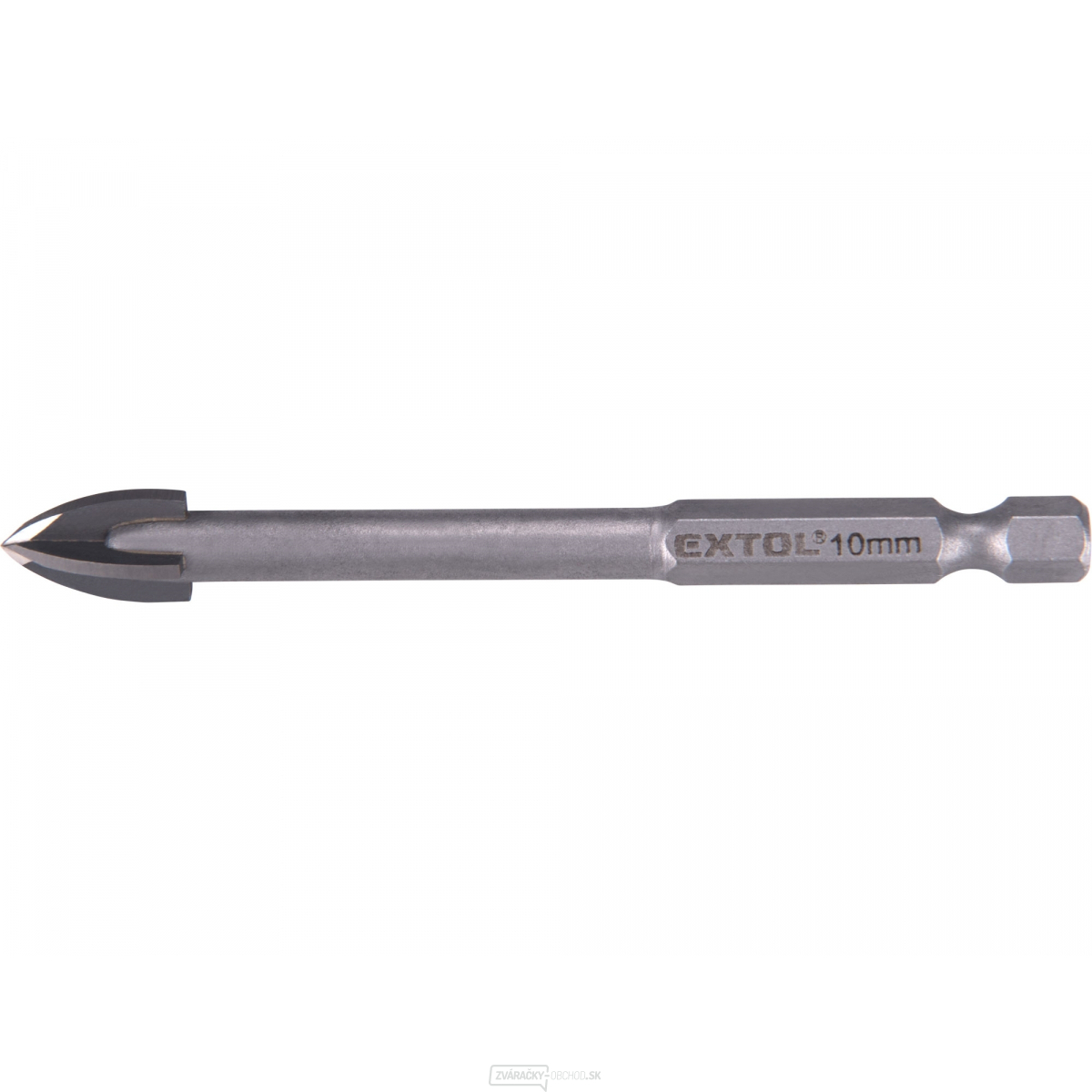 Vrták na sklo a keramiku z karbidu, O 10 mm