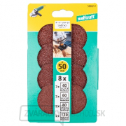 WOLFCRAFT - 8ks brúsnych kotúčov priemer 50 mm WOLFCRAFT - 8ks brúsnych kotúčov priemer 50 mm gallery main image